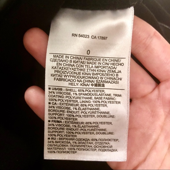 Banana Republic Black Leather Trim Mini Skirt - Picture 8 of 9